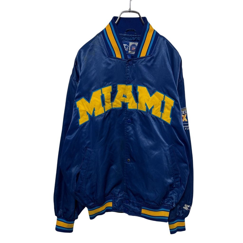 STARTER】 90s NFL 第33回スーパーボウル マイアミ記念スタジャン S