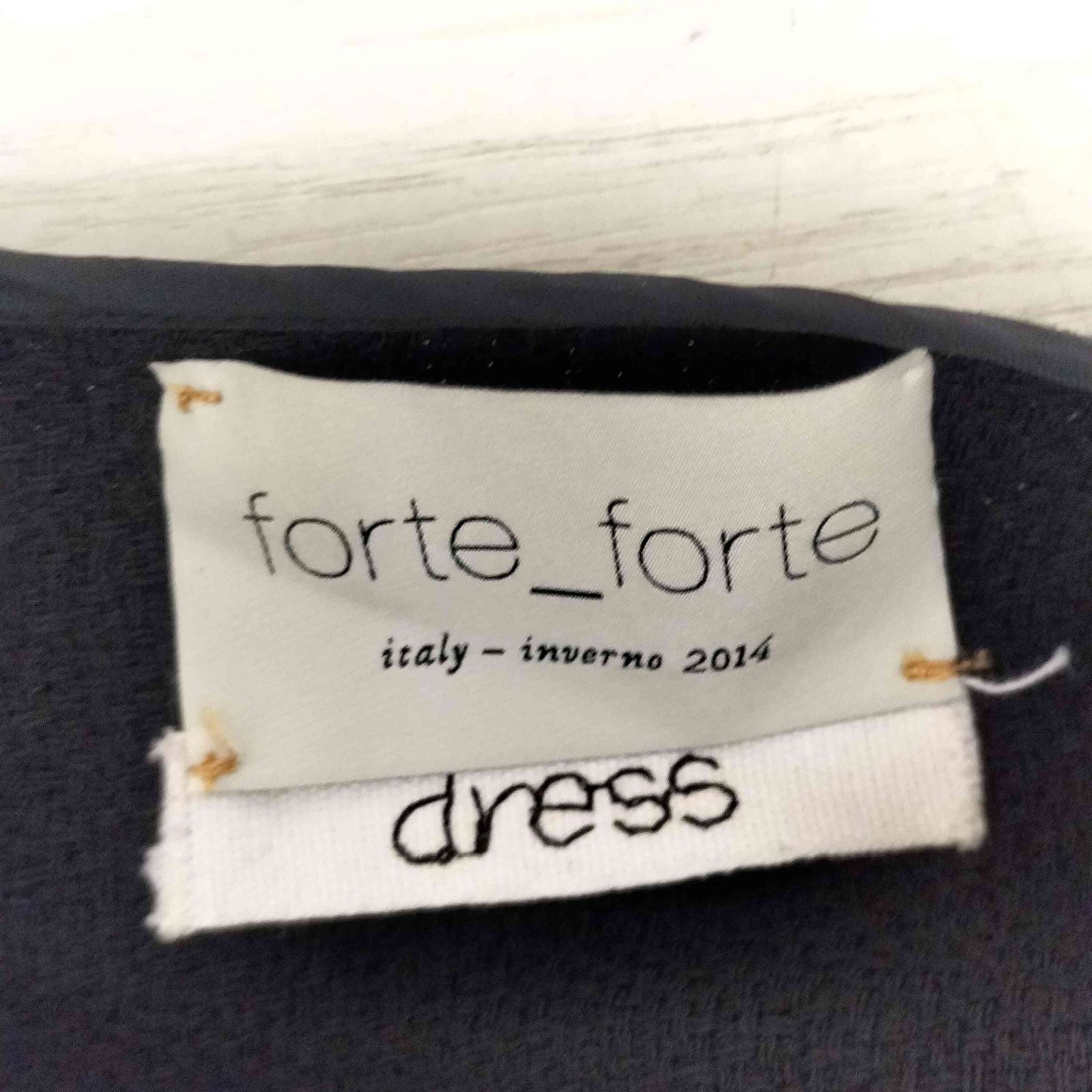 フォルテフォルテ forte forte イタリア製 レーヨンワンピース