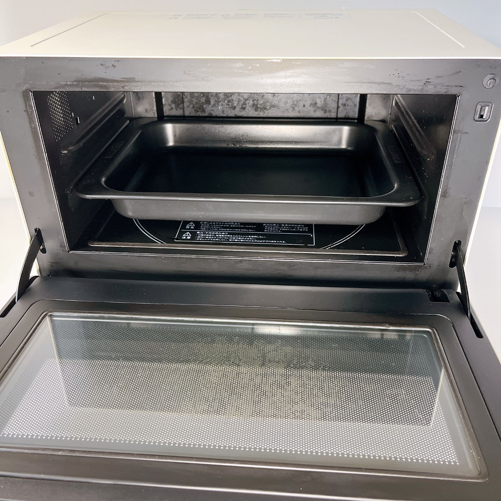 BALMUDA バルミューダ オーブンレンジ K 04 A WH 2020年製 ホワイト 800 W 電子レンジ オーブン グリル 温め 解凍 キッチン家電 デザイン家電 角皿付き 6875 1202 1