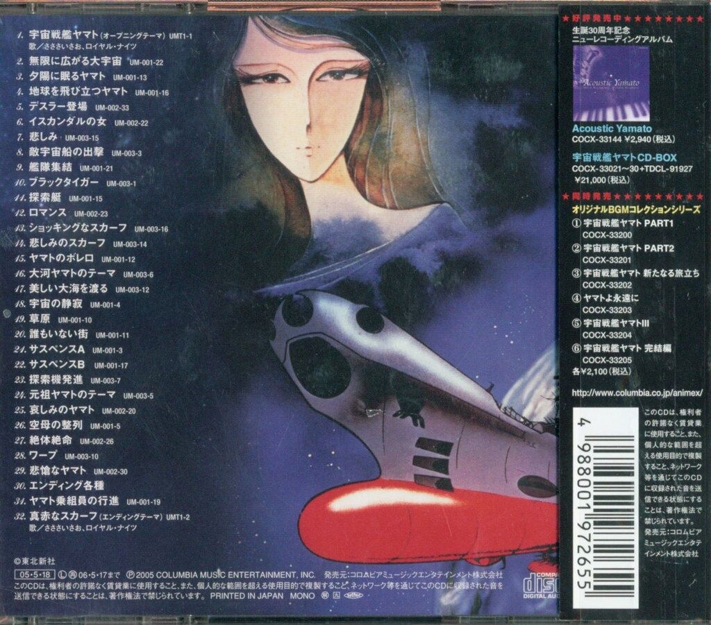 アニメCD 再販盤) 宇宙戦艦ヤマト オリジナルBGMコレクション PART.1