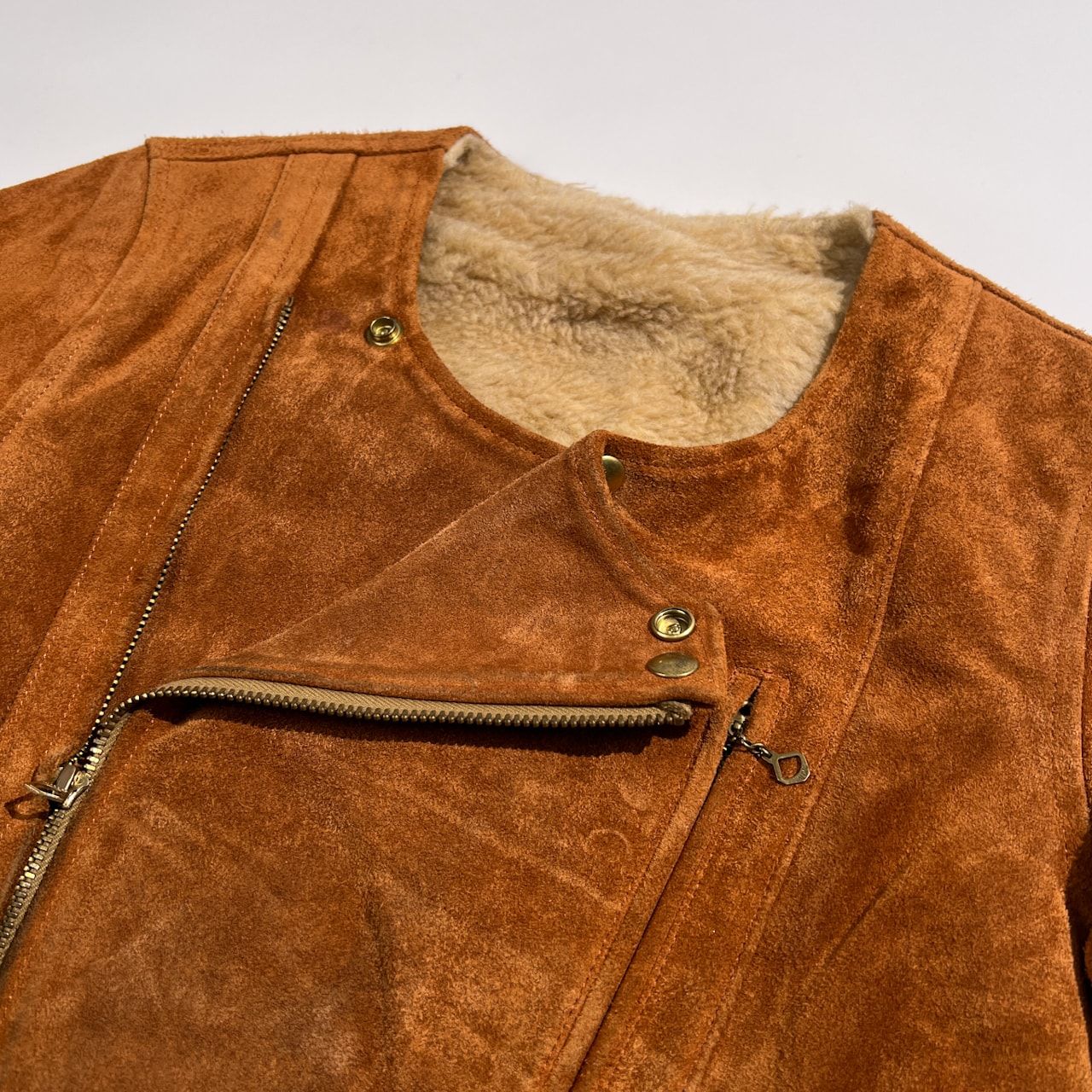 ANACHRONORM アナクロノーム 牛革 本革 スエード レザー ライダース