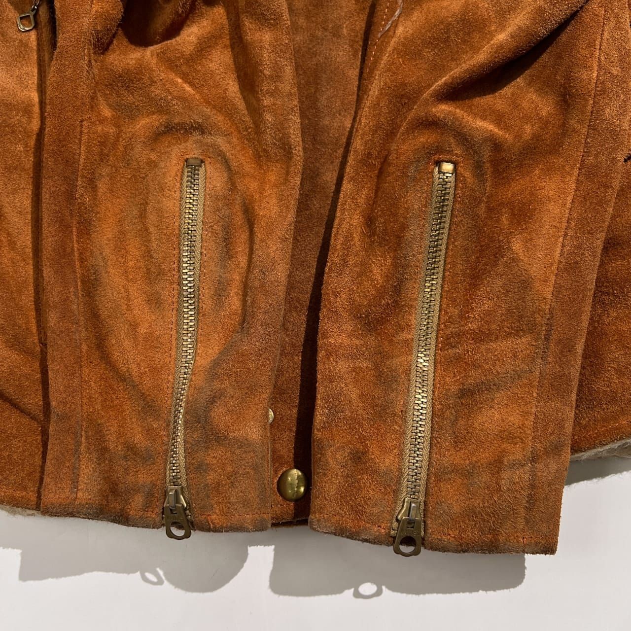 ANACHRONORM アナクロノーム 牛革 本革 スエード レザー ライダース