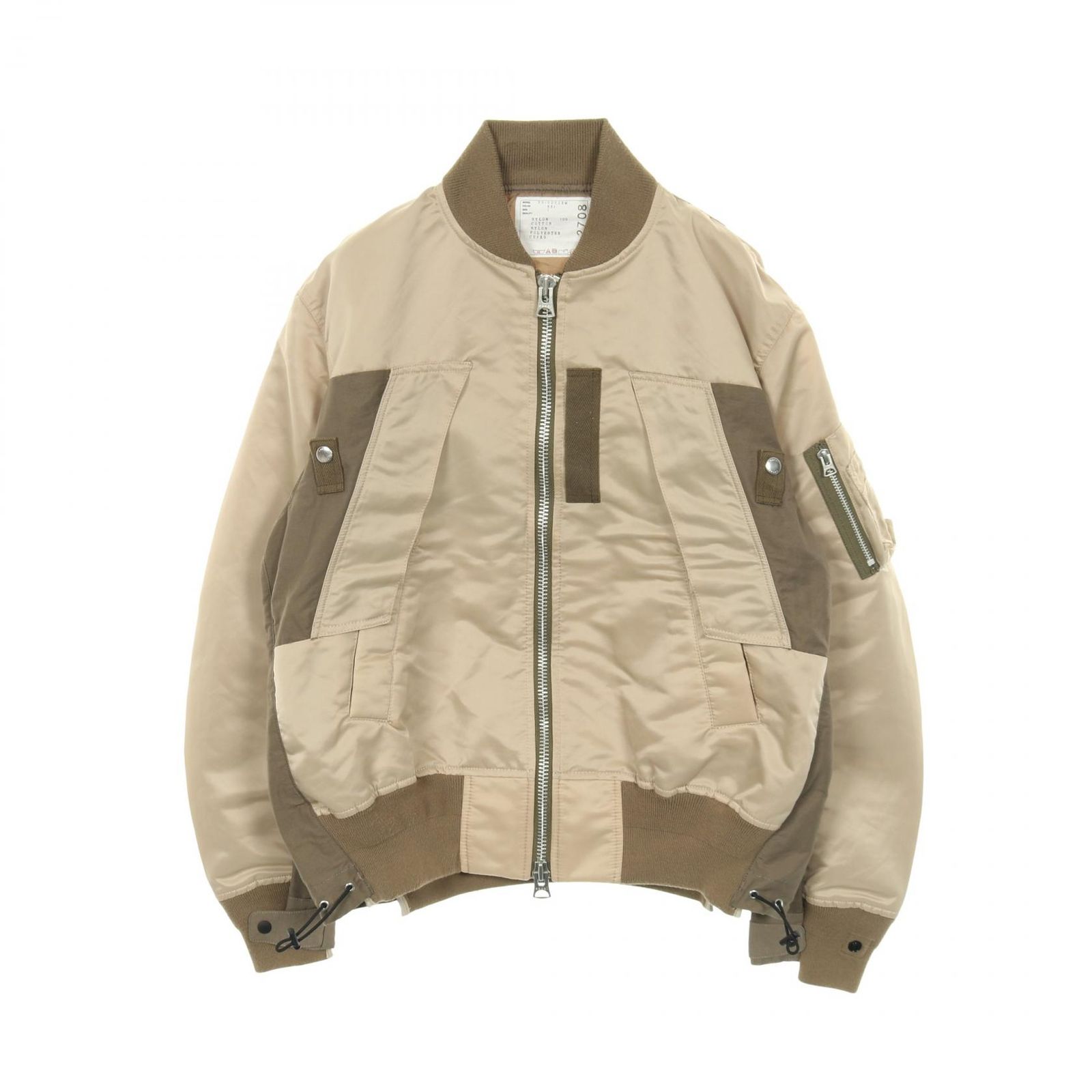サカイ Sacai ミリタリージャケット Nylon Twill Mix Blouson ナイロン