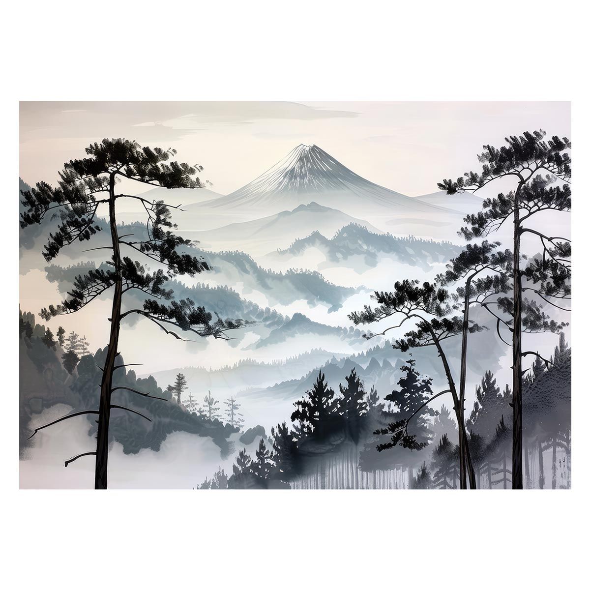 A1サイズ（約59x84cm）】【lh-poster-4082】和風 金の富士 金運