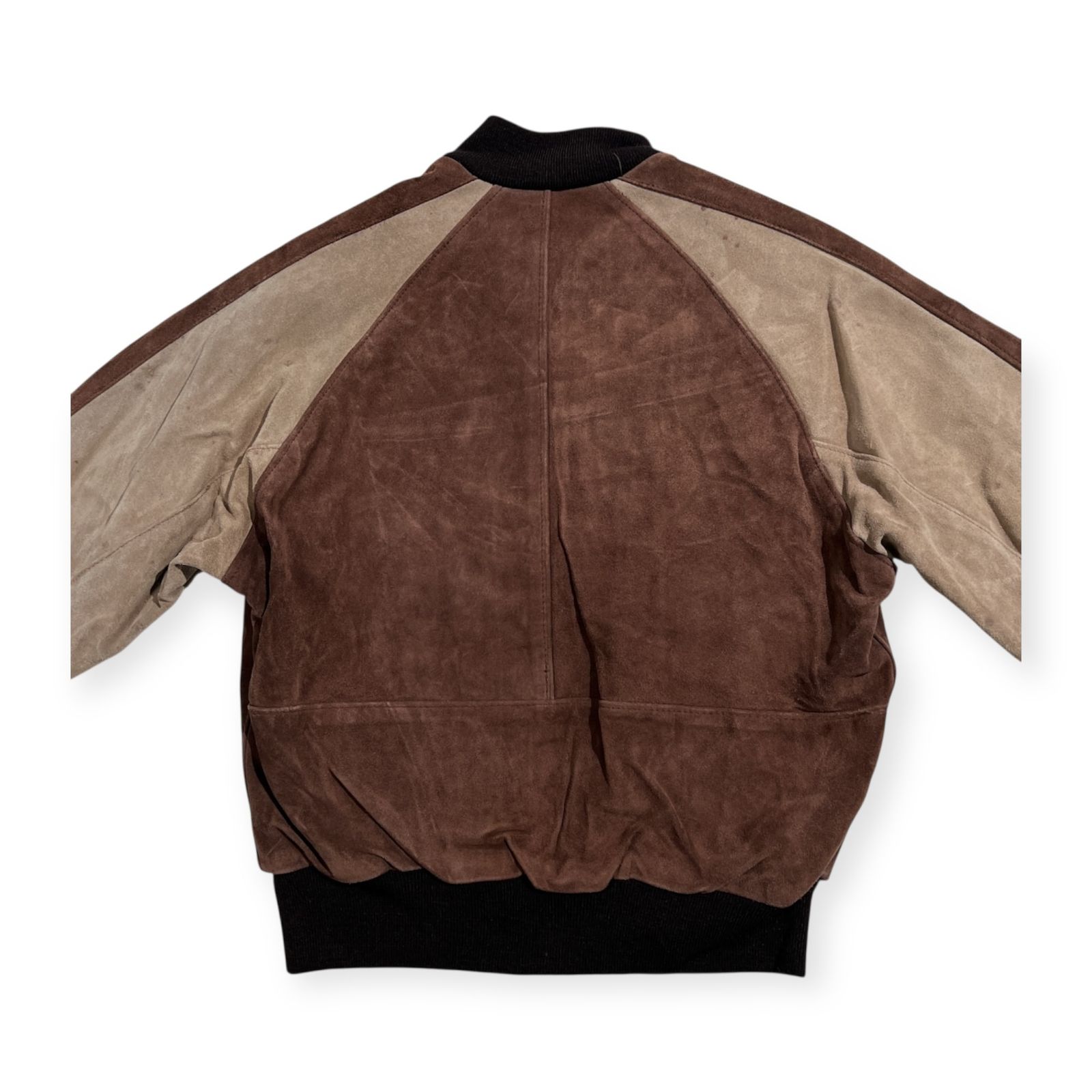 Schott スエードボンバージャケット Schott ブラウン スエード 
