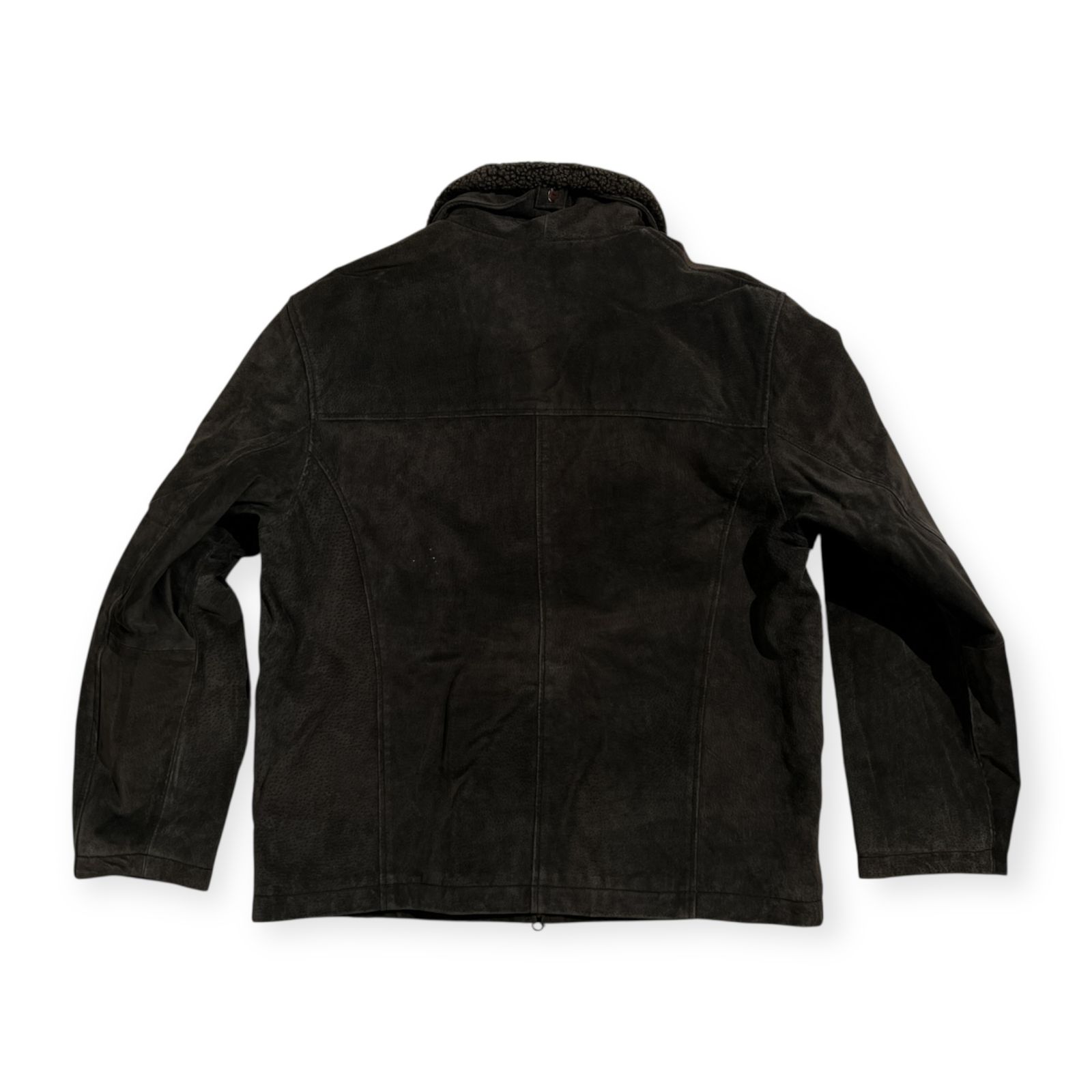 CHAPS RALPH LAUREN チャップス ラルフローレン 襟ボア 本革