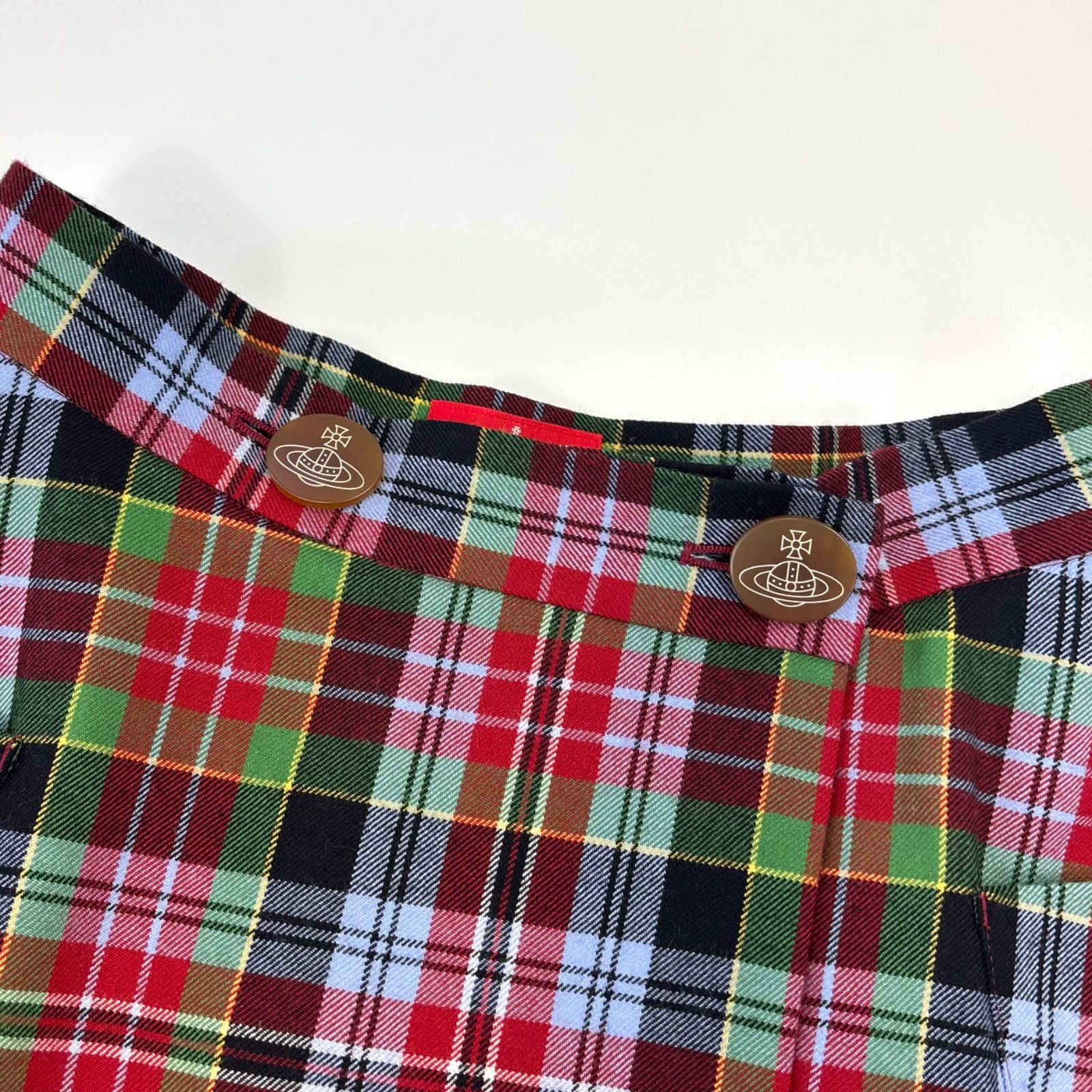 ジャケットセットアップ スカート vivienne westwood 赤 チェック