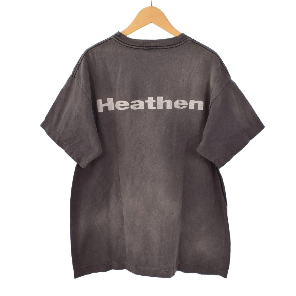 セントマイケル 24 SS DEAD Tシャツ 半袖 プリント ヴィンテージ加工 S グレー SM-YS 8-0000-004