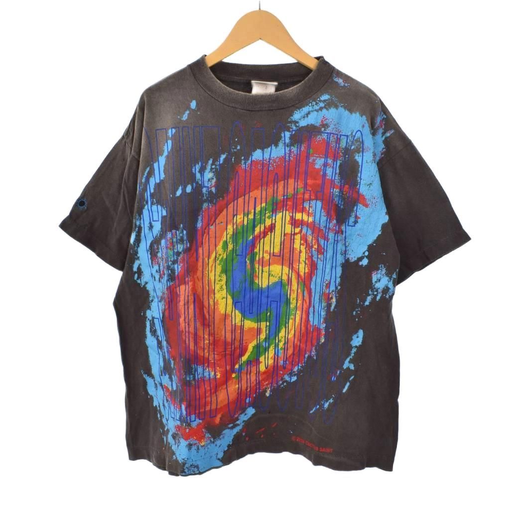 セントマイケル カクタスプラントフリーマーケット Cactus Plant Flea Market 24 AW CP_SS TEE Tシャツ 半袖 プリント ヴィンテージ加工 S グレー SM-YS 1-0000-C 05