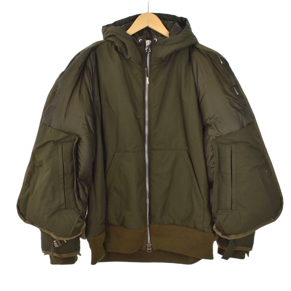 サカイ sacai 24AW Rip Stop Puffer Jacket ダウンジャケット