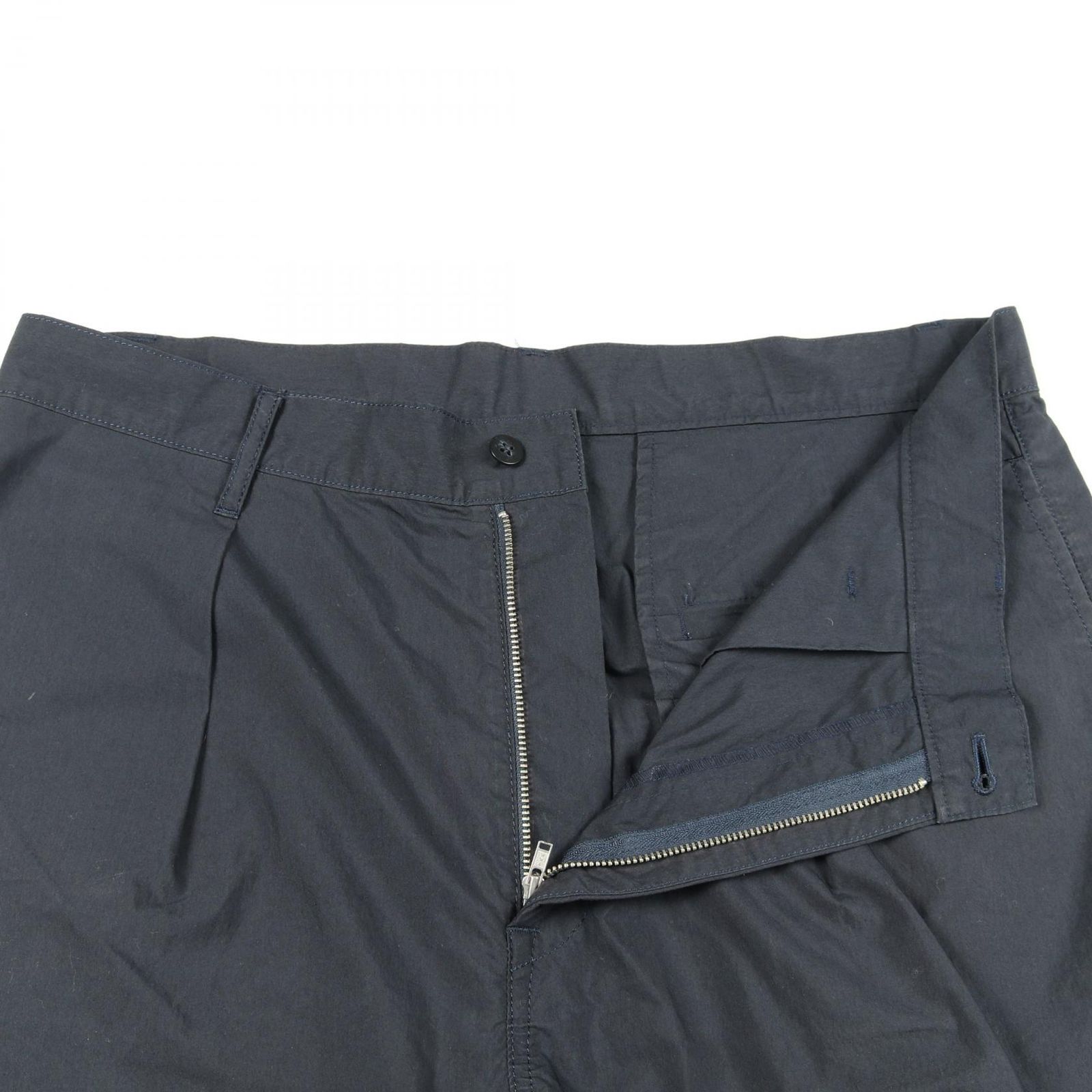 ポータークラシック PORTER CLASSIC パンツ ネイビー コットン POPLIN