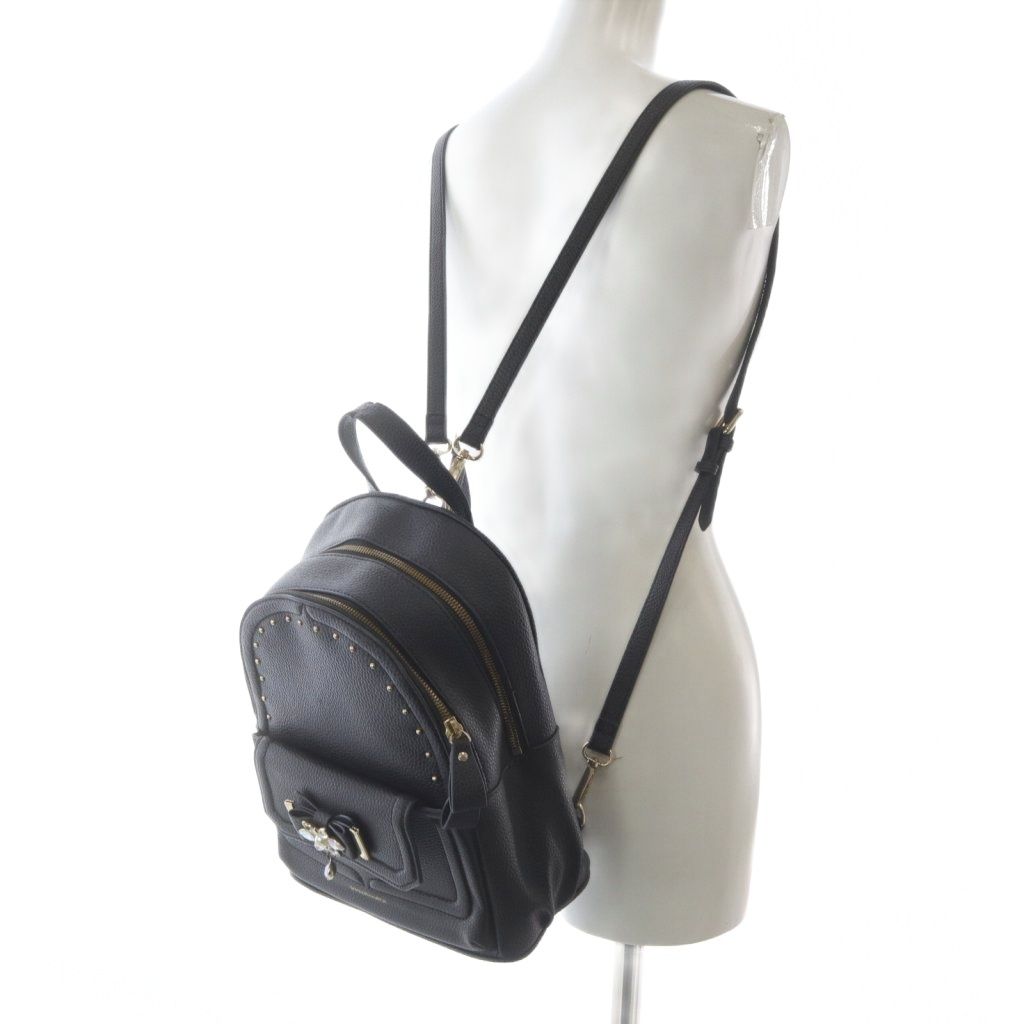 サマンサベガ Samantha Vega ビジューリボン リュックサック フェイク