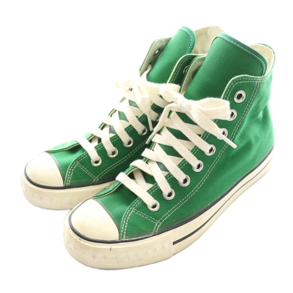 新品未使用CONVERSE COACH グリーン ハイカットスニーカー コンバース CONVERSE アディクト ADDICT コーチ キャンバス ハイ COACH