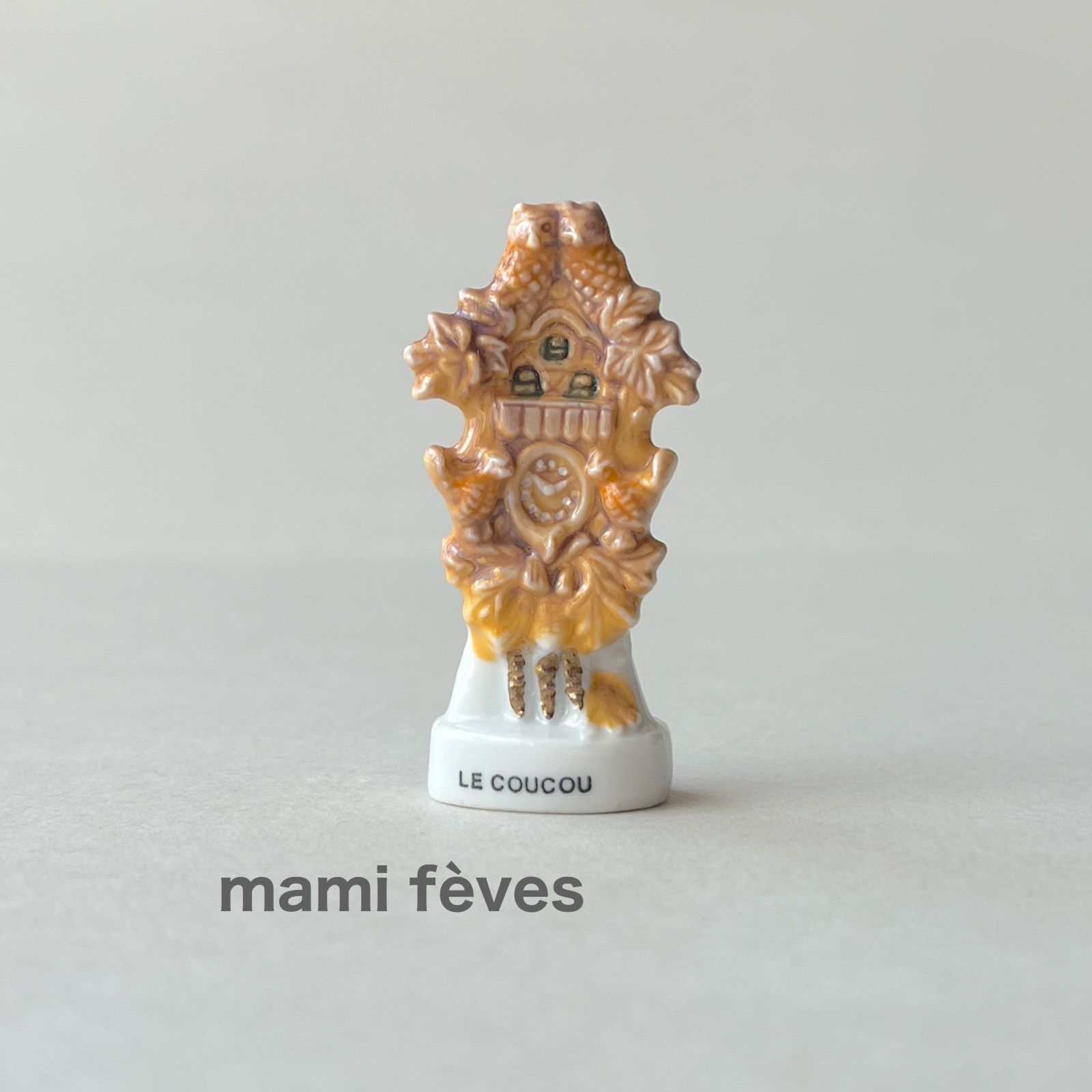 フェーヴ 鳩時計 時の名匠たち フランス フェーブ ミニチュア陶器