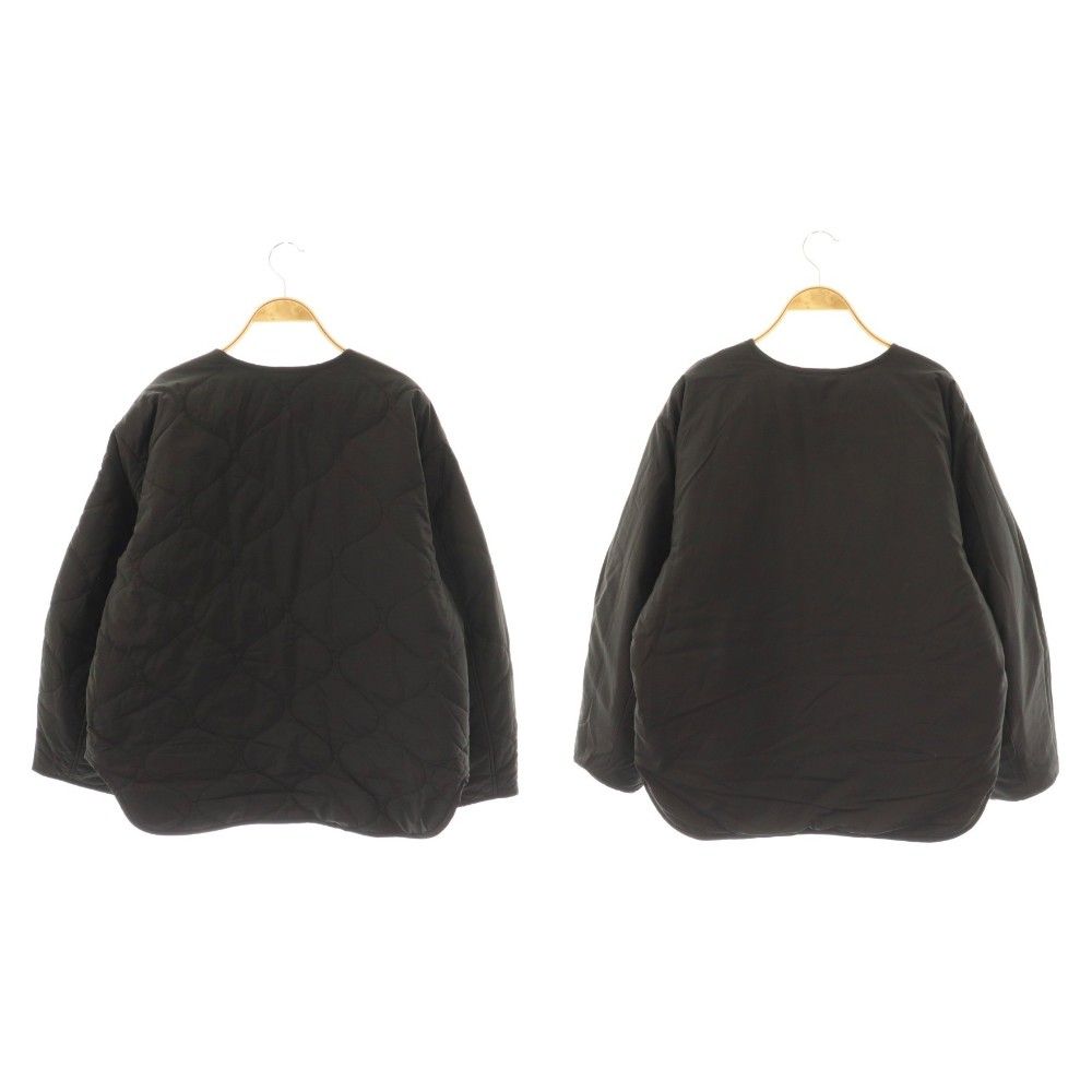 アンタイトル リバーシブルキルトブルゾン 中綿ジャケット 4 ブラック ES OS