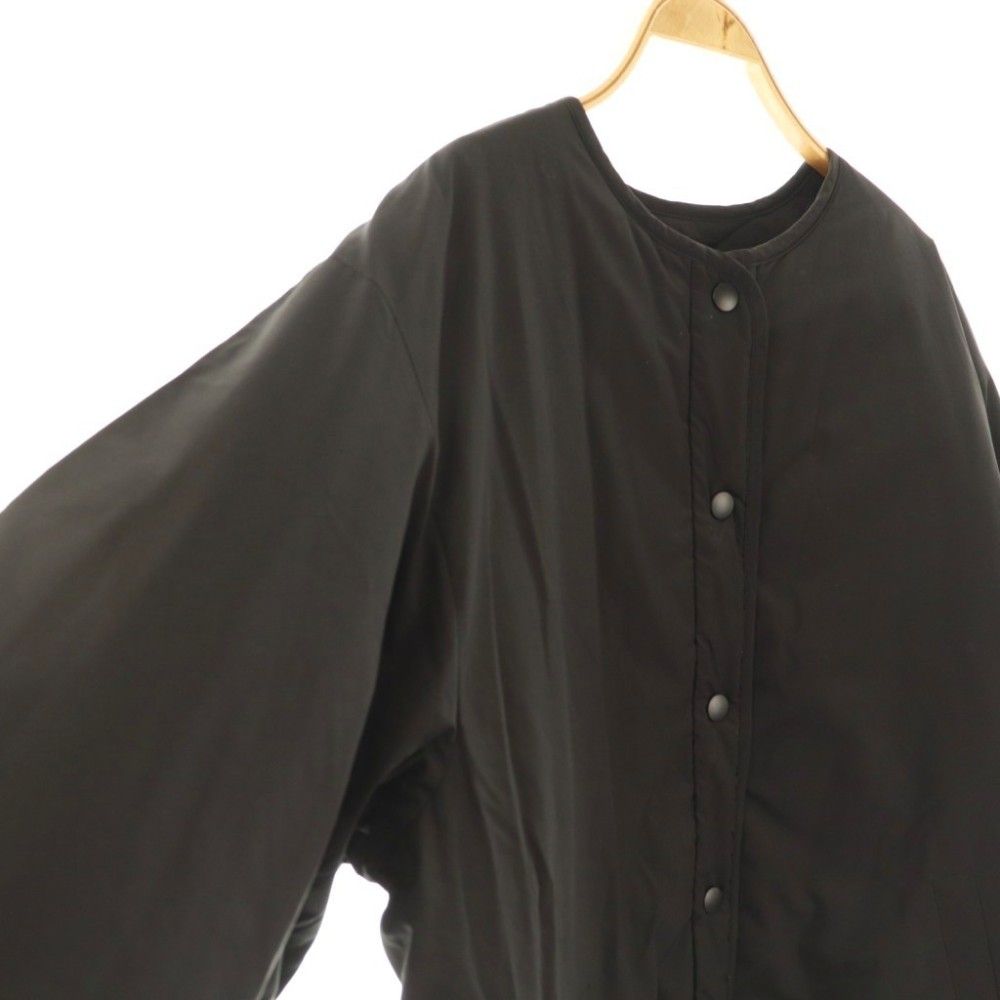  アンタイトル リバーシブルキルトブルゾン 中綿ジャケット 4 ブラック ES OS ジャンパー ブルゾン ジャケット アウター