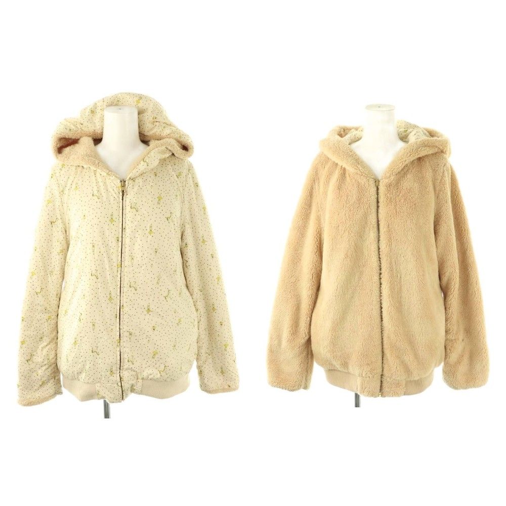 レディース フランシュリッペ franche lippee ドット 総柄 ボア 