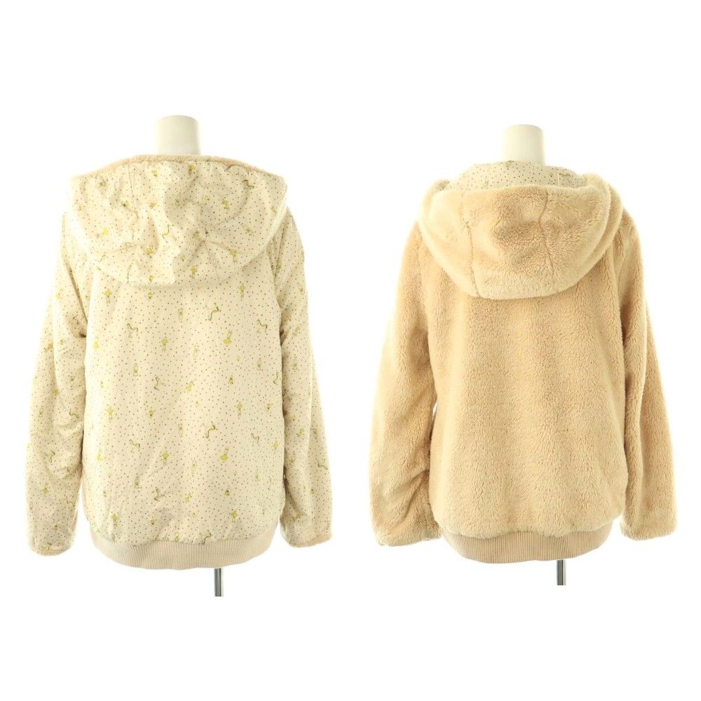 franche lippee フランシュリッペ ネコ ドット ボアブルゾン