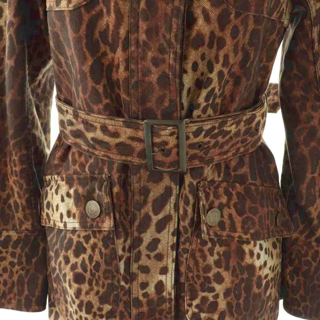 【値下げしました⭐︎】hysteric glamour コート　ヒョウ柄 ヒステリックグラマー HYSTERIC GLAMOUR ヒョウ柄 コート ミドル丈