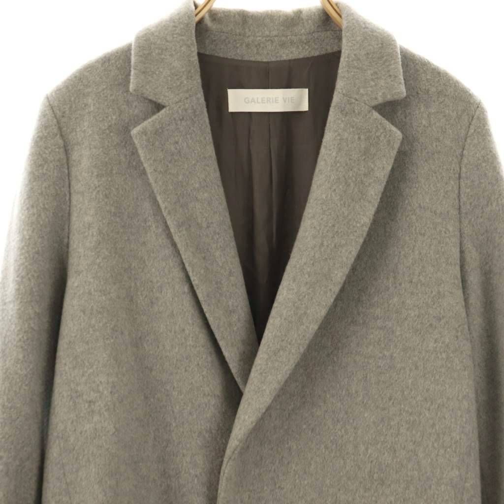  ギャルリーヴィー GALERIE VIE トゥモローランド カシミヤコート チェスターコート アウター 36 グレー DF OS その他 ジャケット アウター
