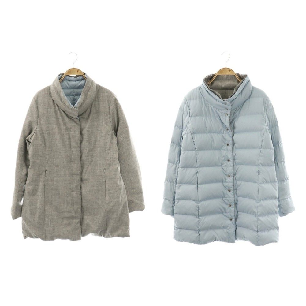 アクアスキュータム AQUASCUTUM リバーシブル ダウンコート ダウン