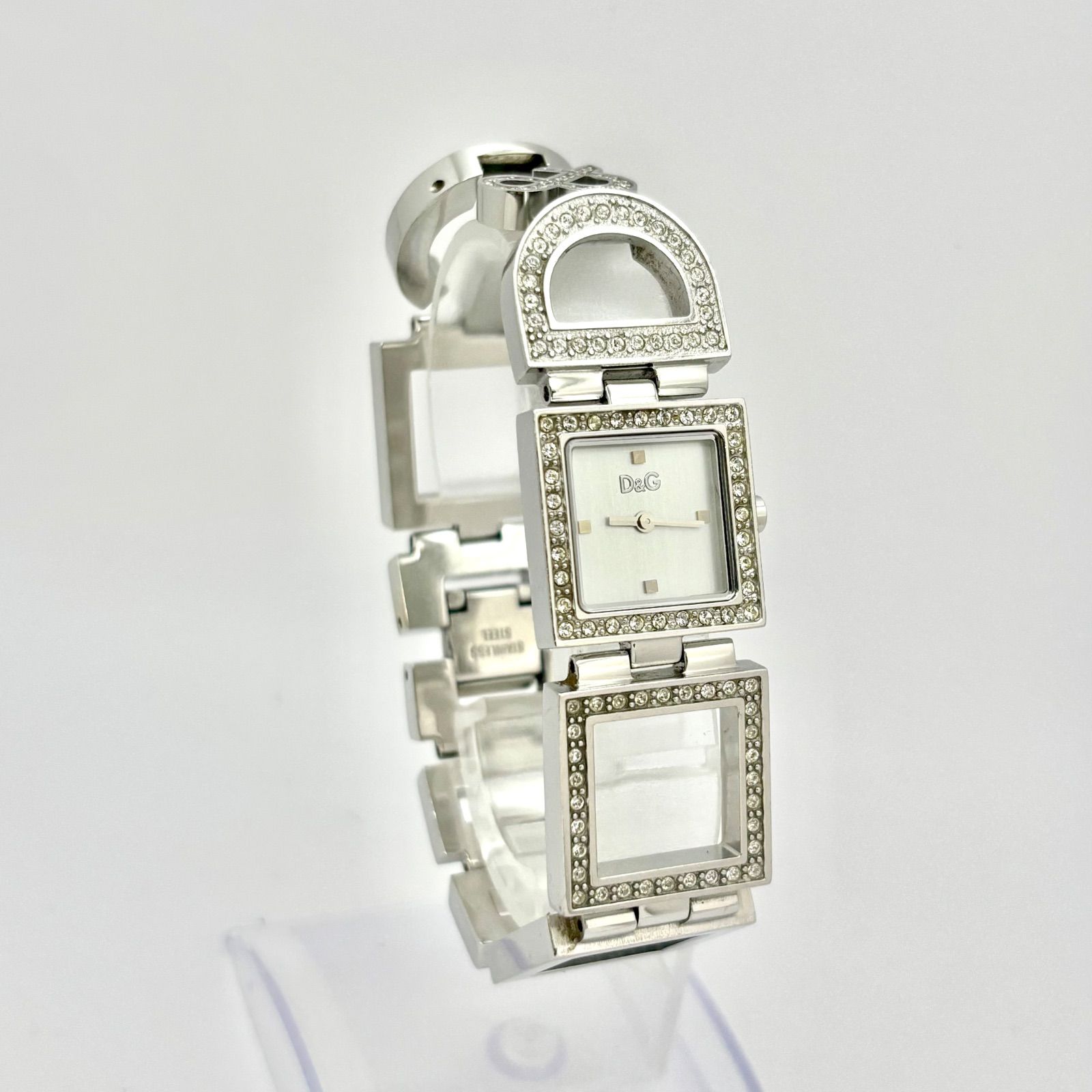 外観美品/新品電池】D&G ドルチェ&ガッバーナ ドルガバ レディース 外観美品/新品電池】D&G ドルチェ&ガッバーナ ドルガバ レディース