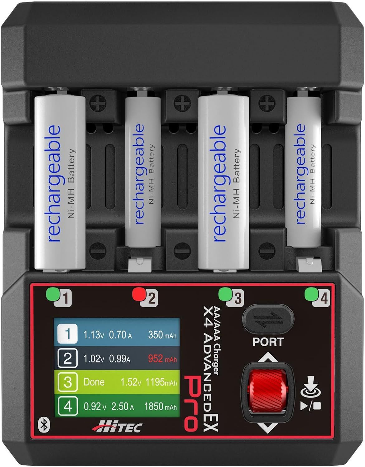 ハイテック AA/AAA Charger X4 アドバンスEX PRO 44360 充電器 単3 単4