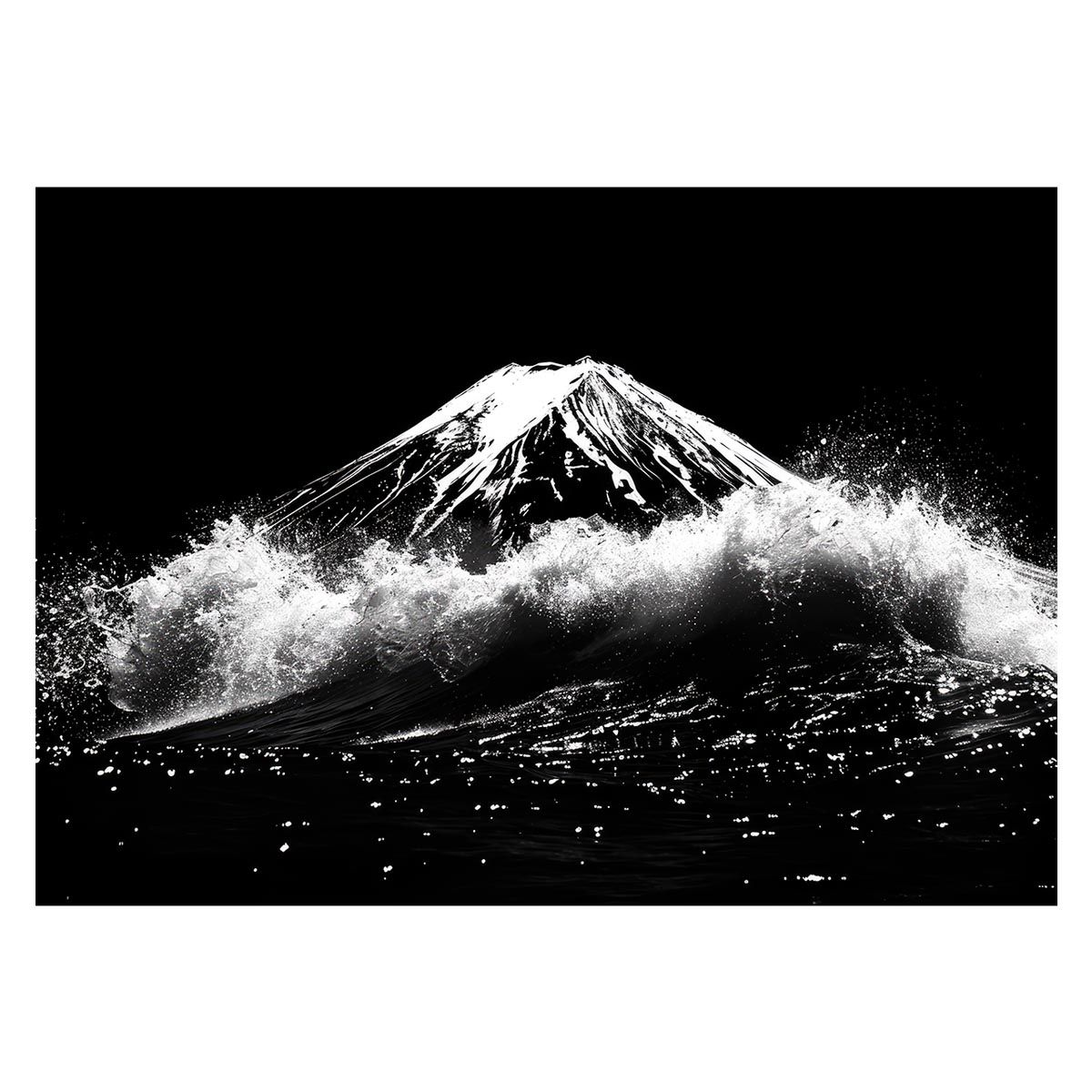 A4サイズ（約21x30cm）】【lh-poster-4205】和風 金の富士 金運