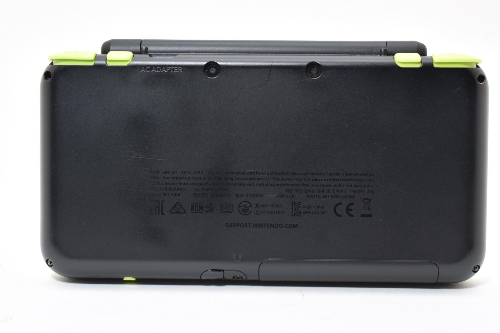 Nintendo 2 DS LL ライム×ブラック ニンテンドー2 本体 液晶