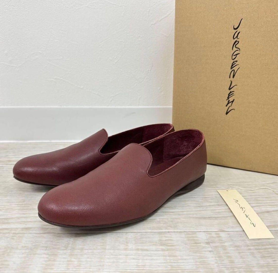 23aw 2023 JURGEN LEHL ヨーガンレール ヴァンプ ローファー やぎ革