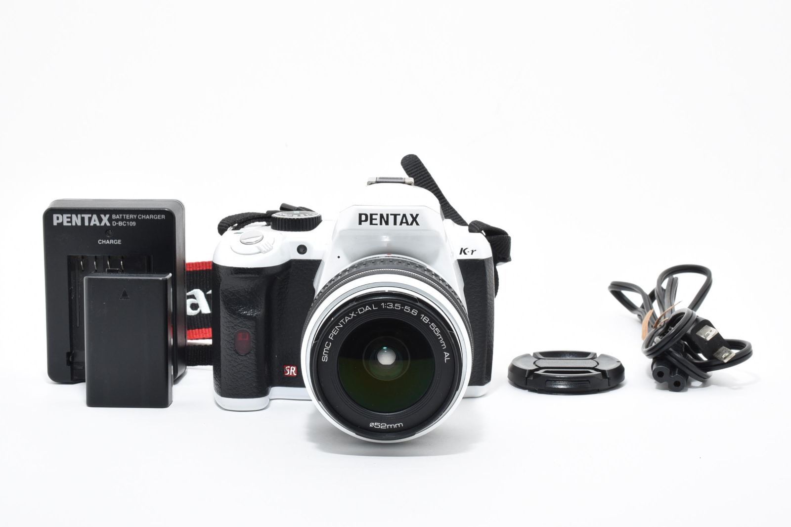 440 PENTAX K-r 18-55 mm 3.5-5.6 レンズキット ホワイト