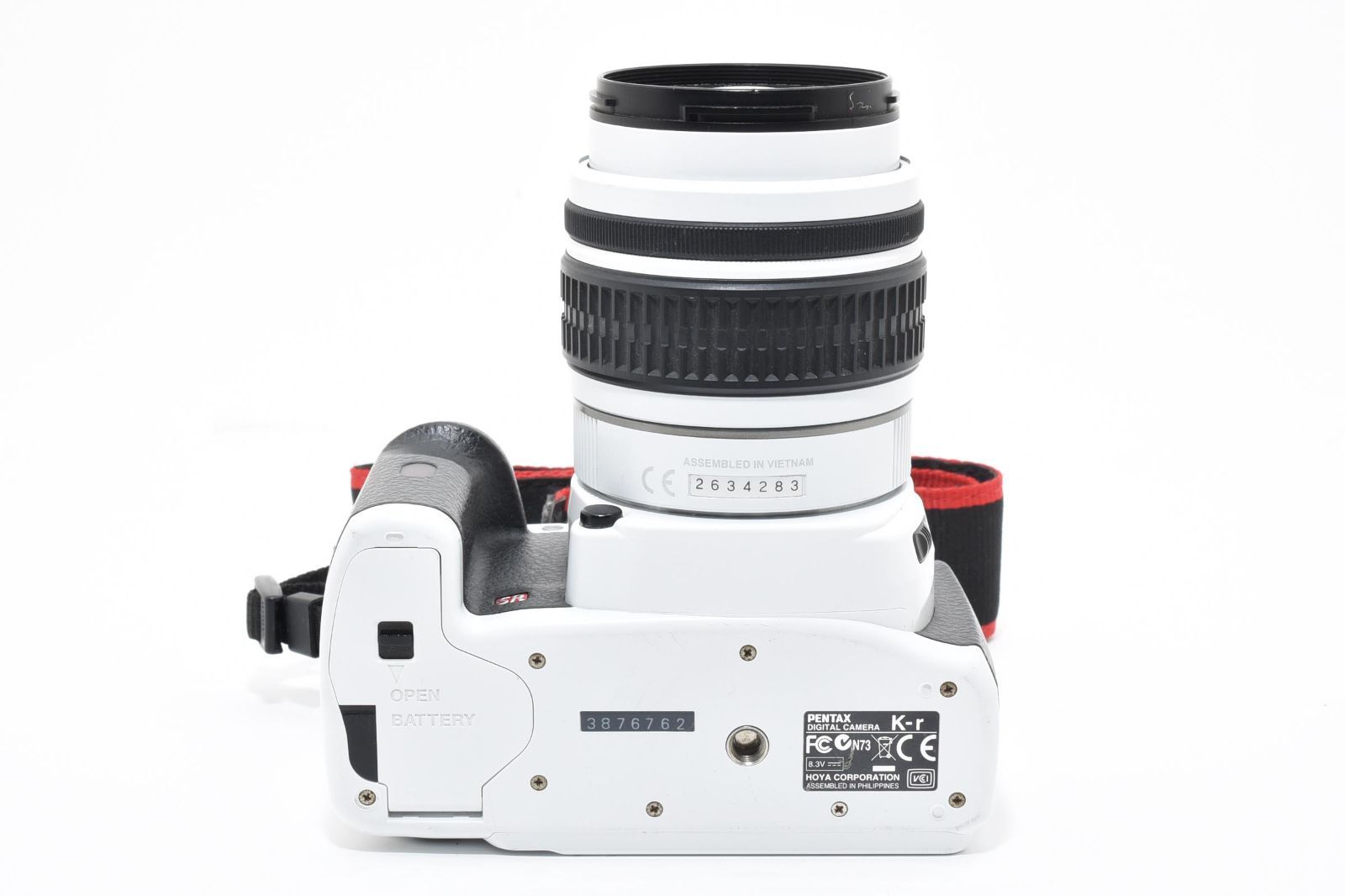 【極美品】PENTAX K-R ホワイト　レンズ 18-55 デジタル一眼カメラ 440 PENTAX K-r 18-55mm 3.5-5.6 レンズキット ホワイト - メルカリ