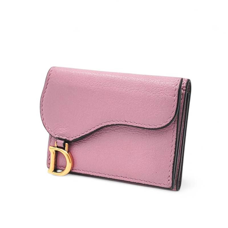 Christian Dior クリスチャンディオール 三つ折り財布 サドル