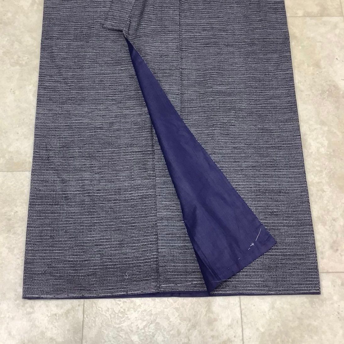 one⬛️男前屋⬛️ 同然⬛️本場久留米絣⬛️本藍染手織り木綿⬛️書生絣⬛️男着物⬛️袷⬛️裄68