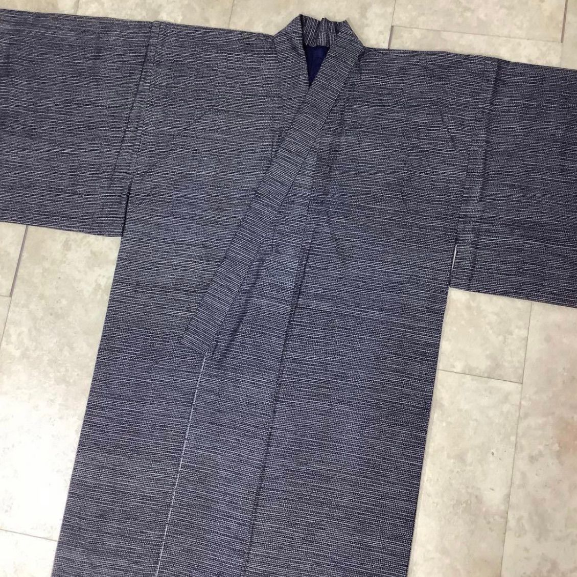 ⬛️kimomo +one⬛️男前屋⬛️未使用同然⬛️本場久留米絣⬛️本藍染