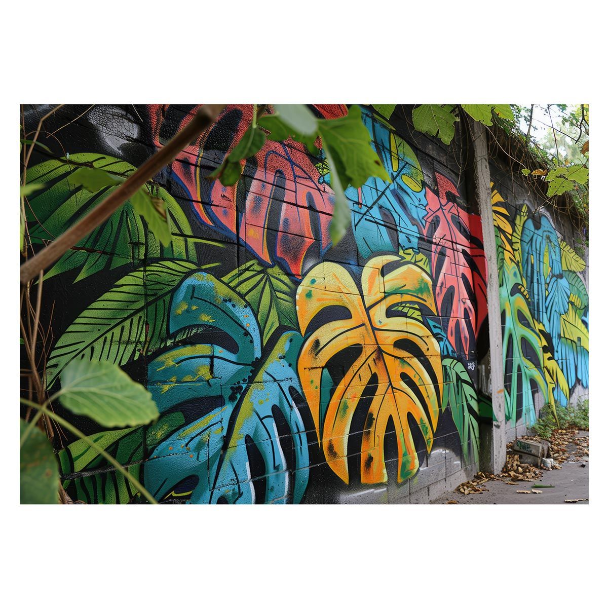 A1サイズ（約59x84cm）】【lh-poster-4273】モンステラポスター