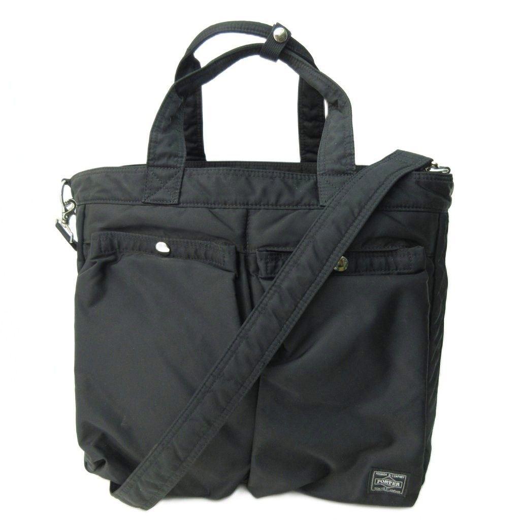 Wackomaria×Porter ブラックショルダーバッグ　レコードバッグ ポーター PORTER ワコマリア WACKO MARIA コラボ 美品 レコード 2way