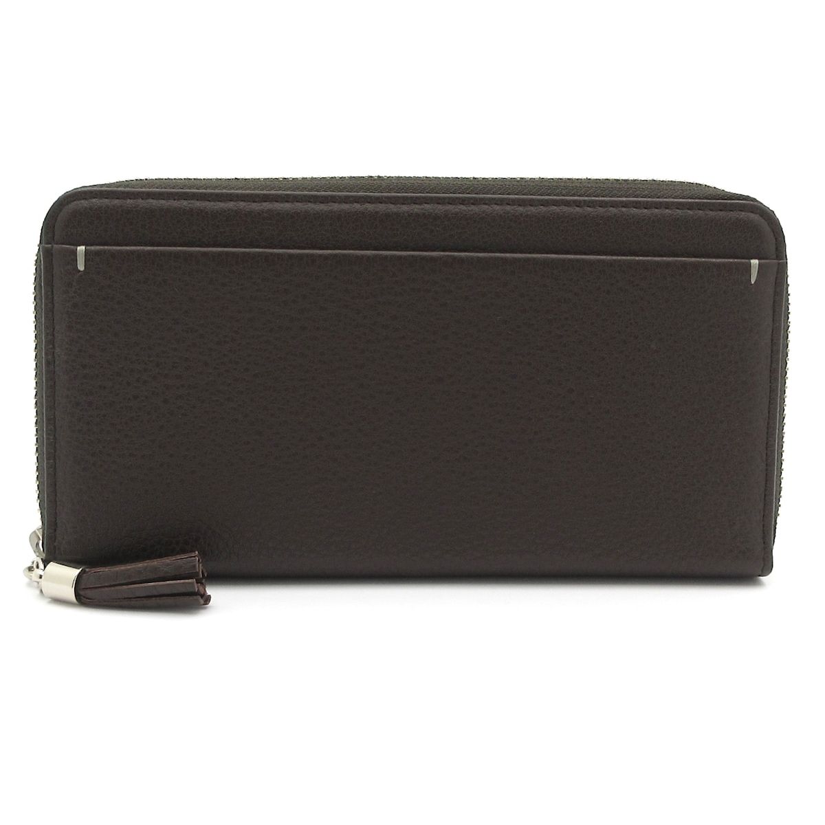 土屋鞄製造所 ツチヤカバンセイゾウショ 長財布 - ダークブラウン ラウンドファスナー レザー