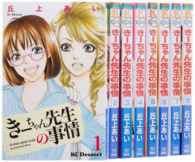【中古】【非常に良い】きーちゃん先生の事情 コミック 全8巻完結セット (デザートコミックス)