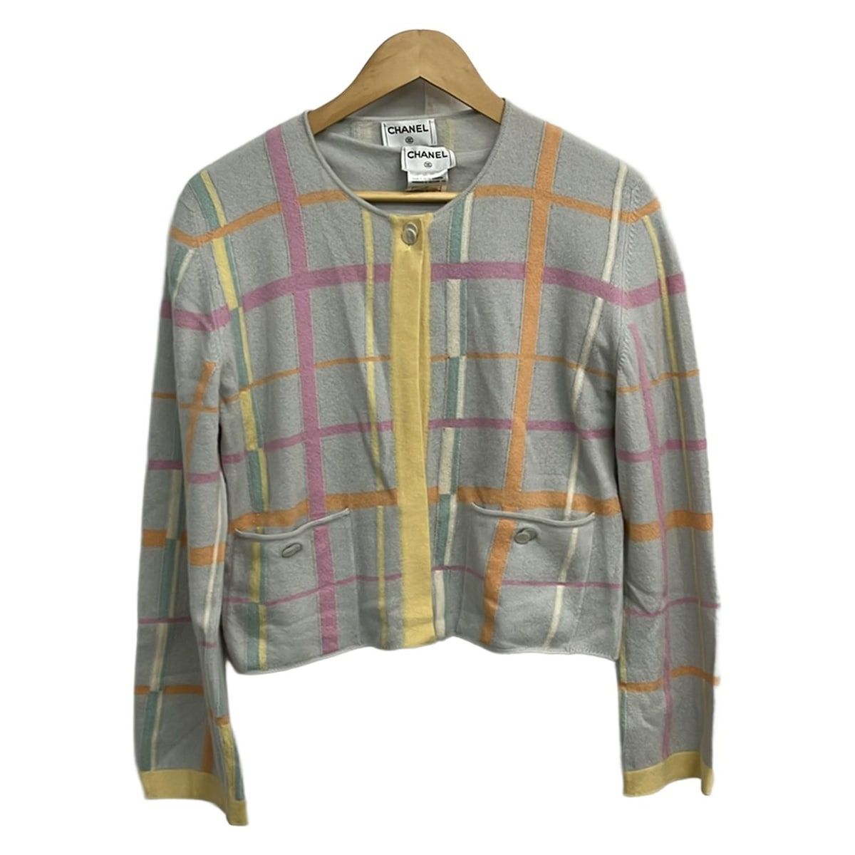 ⭐︎CHANELロゴアンサンブル CHANEL(シャネル) アンサンブル レディース美品 - P12384W02486 グレー