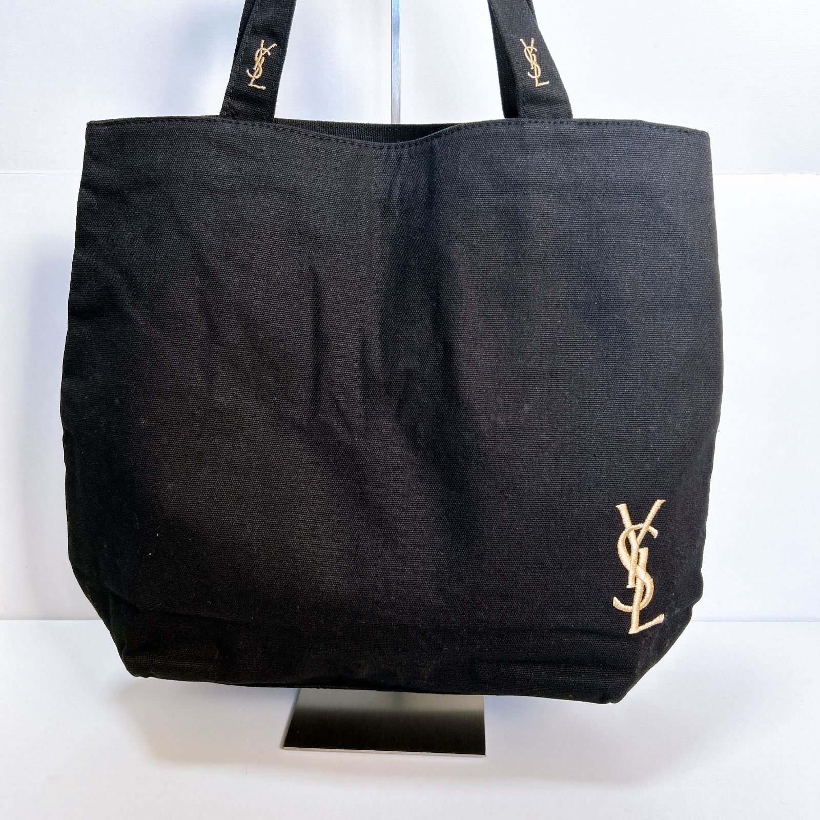 美品】イヴサンローラン トートバッグ レザー ブラウン YSL 保存袋付き 