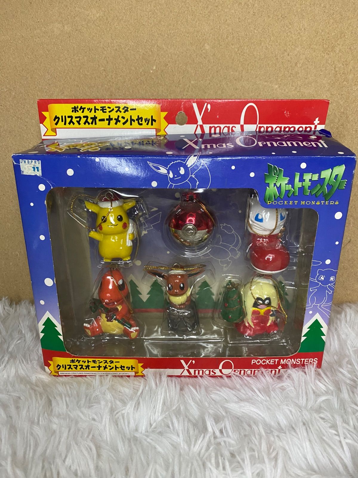 未使用】TOMY ポケットモンスター クリスマスオーナメントセット
