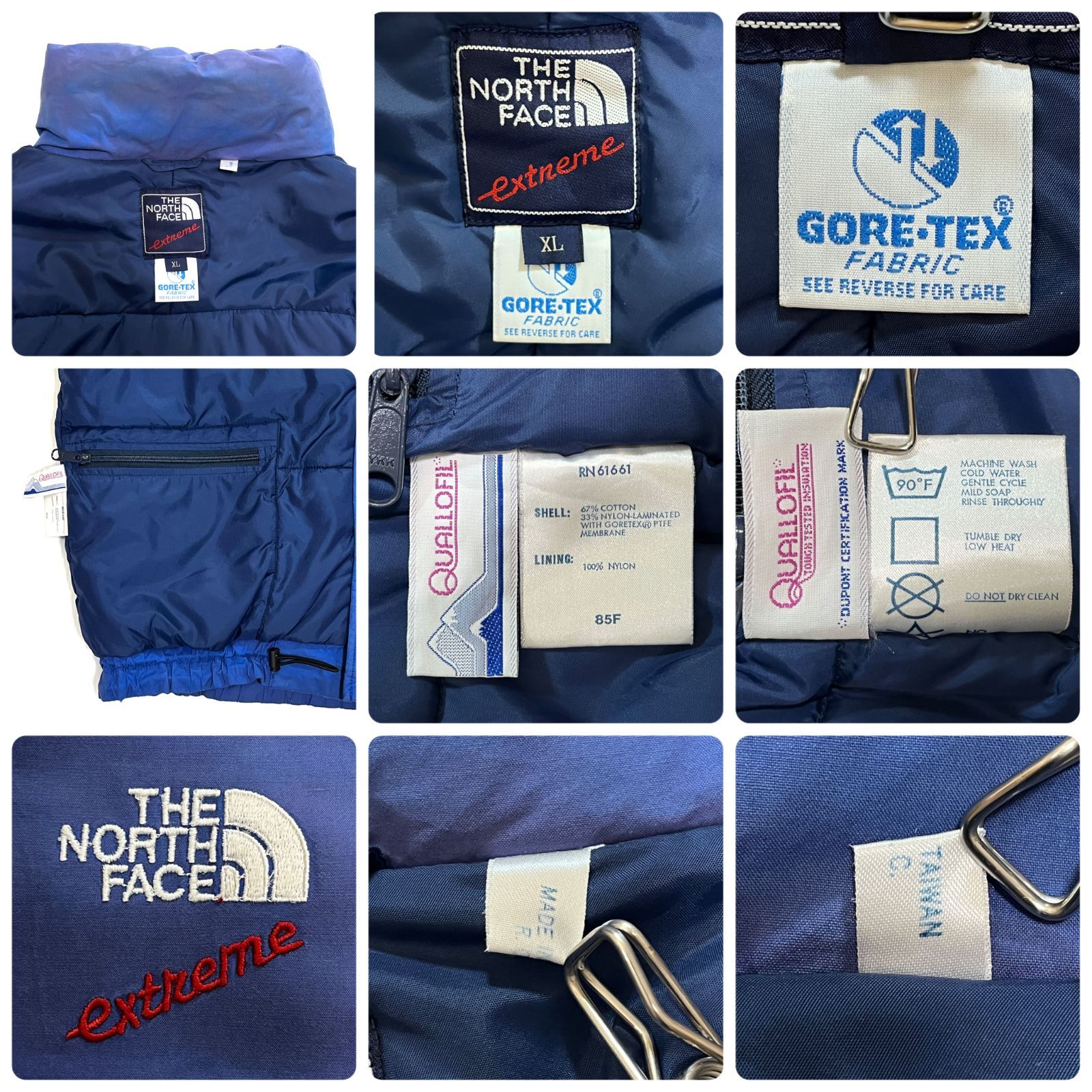 極上フェード 超希少モデル 80s 1985年製 THE NORTH FACE GORE-TEX 