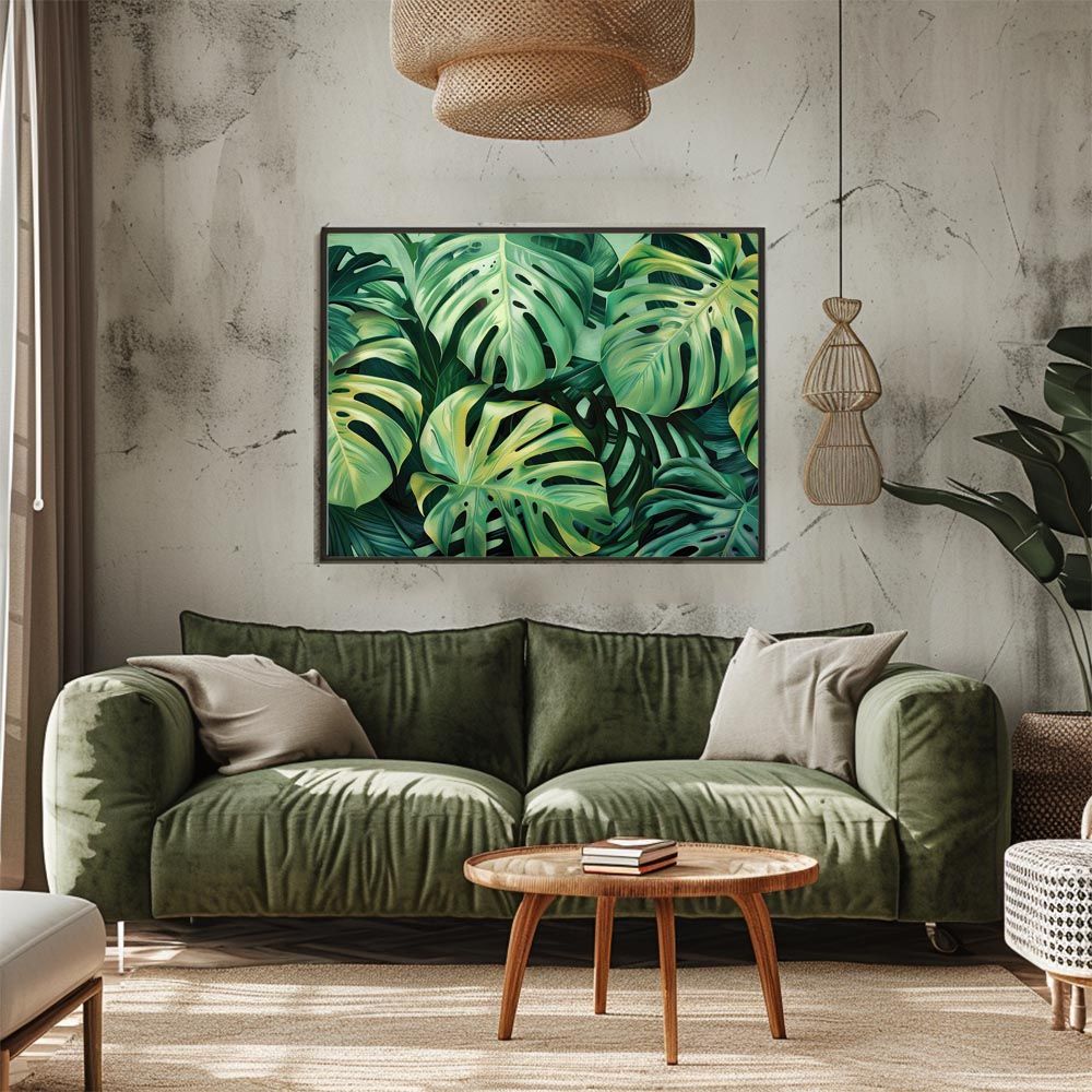 B1サイズ（約73x103cm）】【lh-poster-4387】モンステラポスター