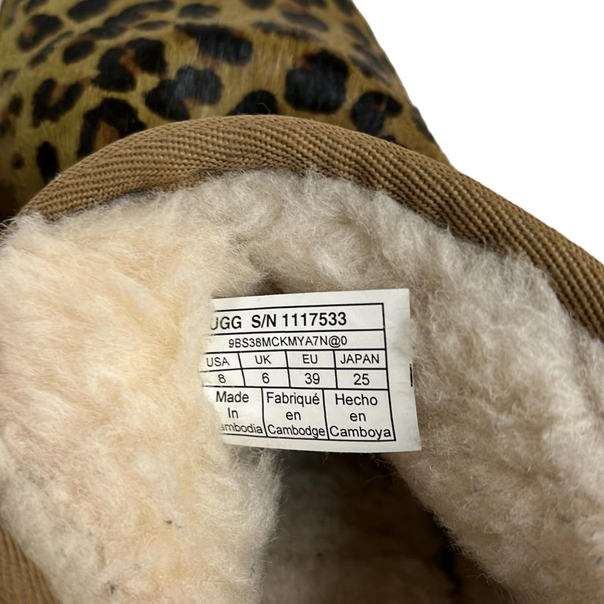 UGG ショートブーツ UK3 UGG Australia（アグオーストラリア） 「UGG」 ショートブーツ 25cm