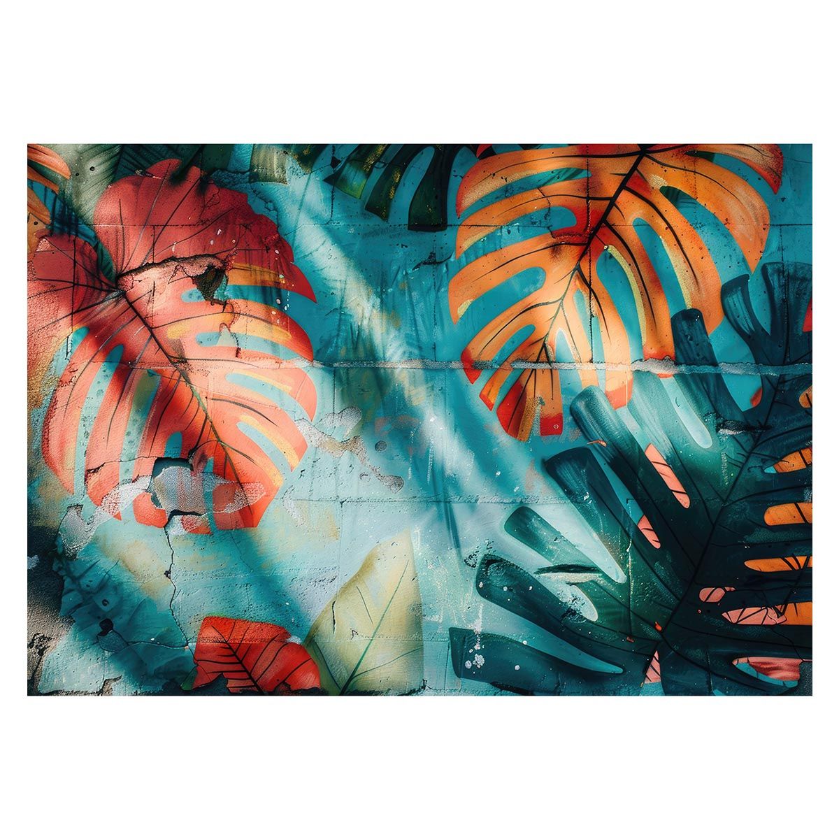 A3サイズ（約30×42cm）】【lh-poster-4452】モンステラポスター