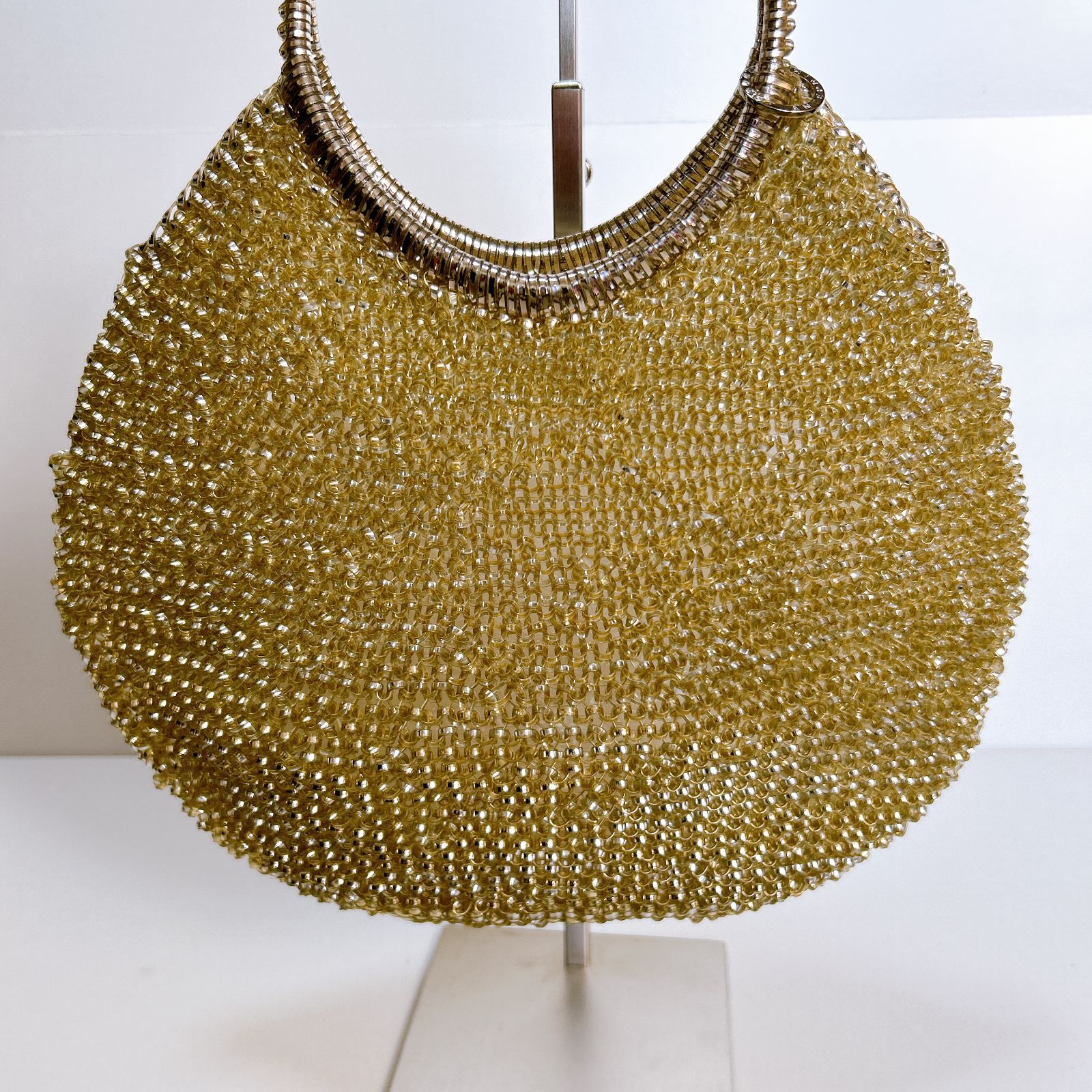 アンテプリマ バッグ ビーズバッグ ビーズ 茶系 くすみあり 保存袋付き 品 管理番号