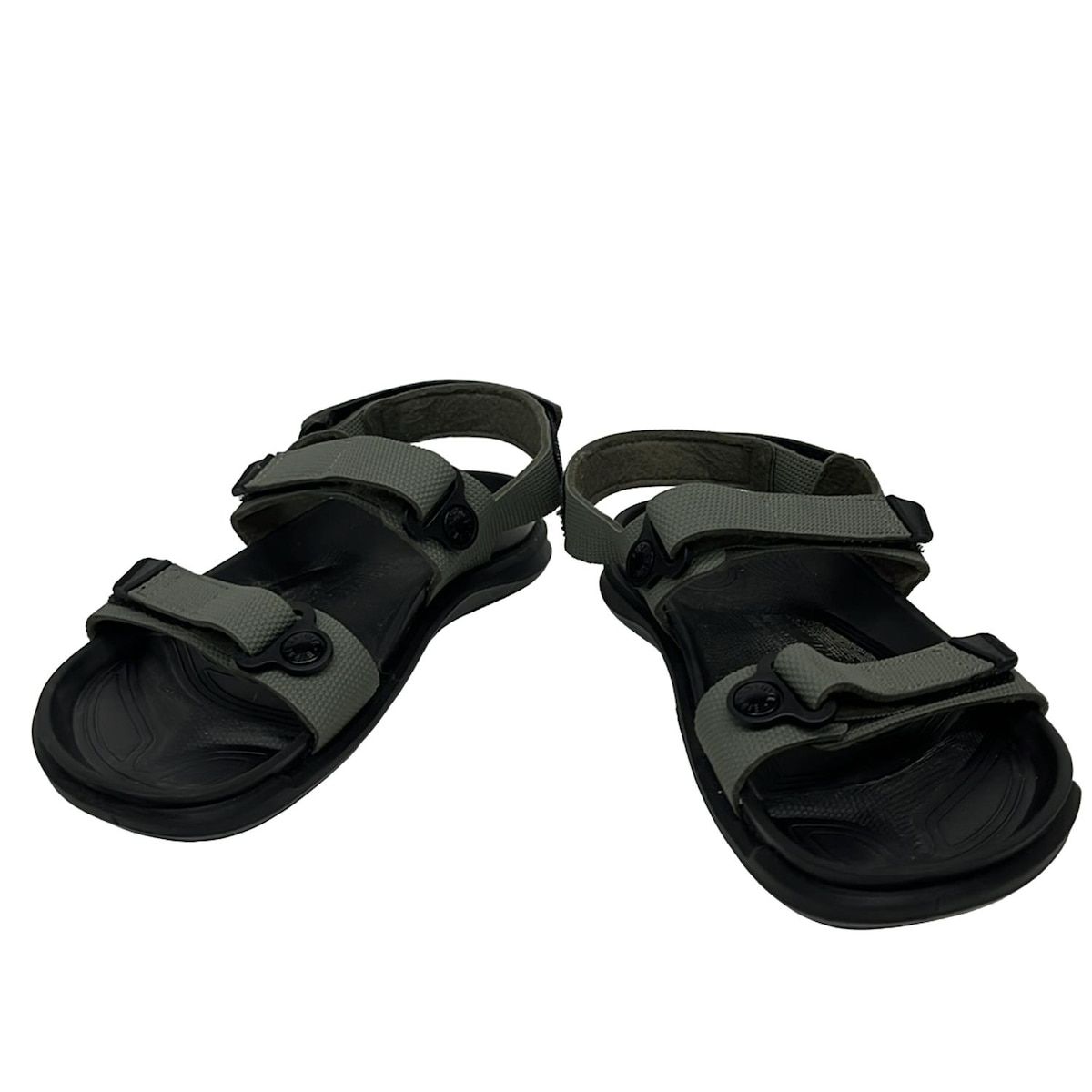 BIRKEN STOCK ビルケンシュトック サンダル 25 - 黒×カーキ