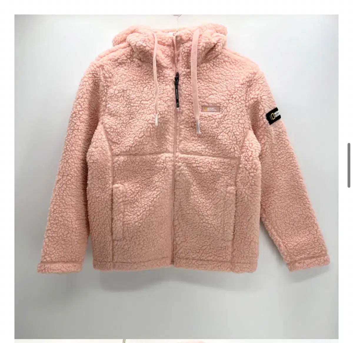 ナショナルジオグラフィック ボア フリース ジップアップフーディー