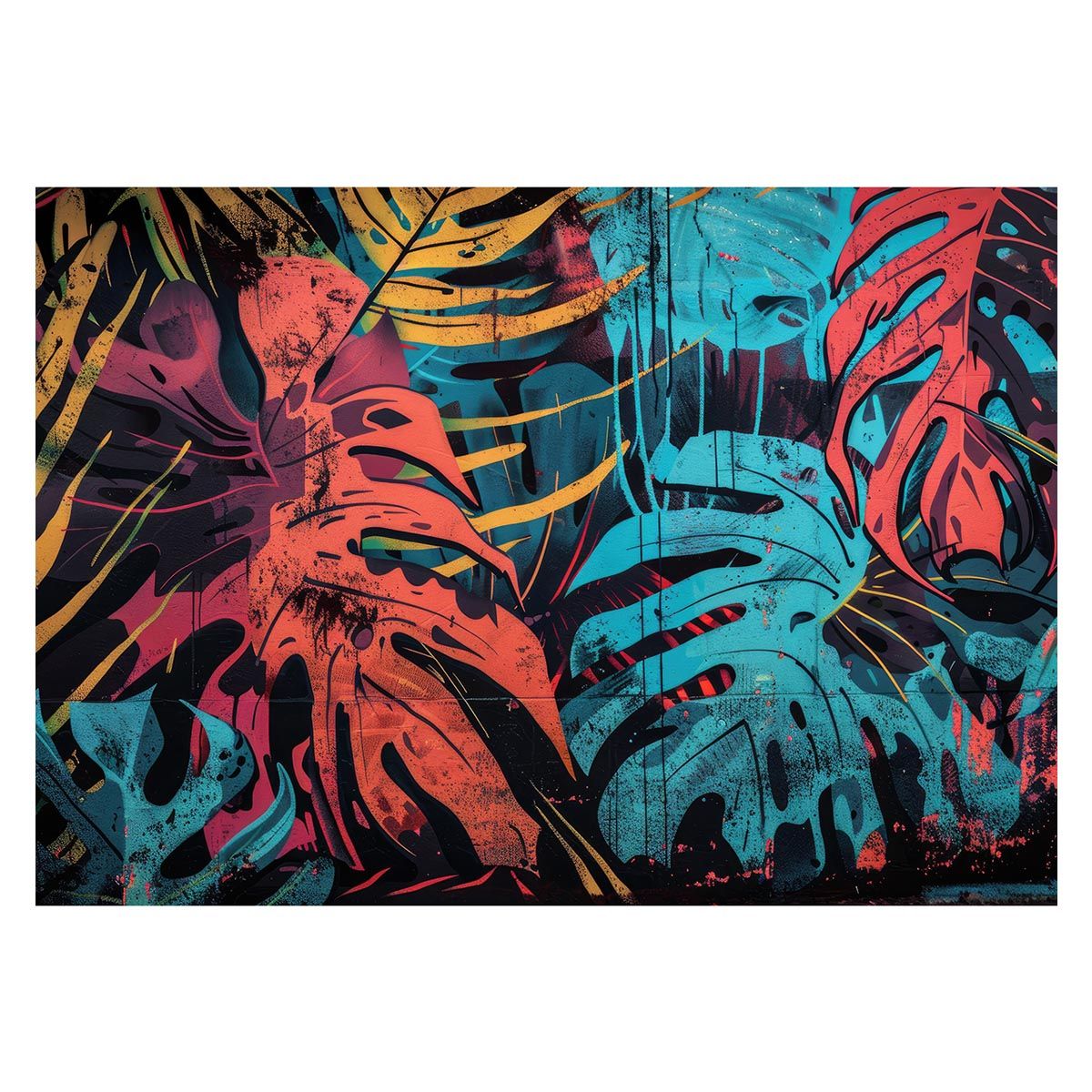 B2サイズ（約51x73cm）】【lh-poster-4470】モンステラポスター